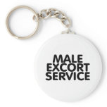 Male Escort Service Keychain