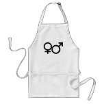 Male Female Sign Apron