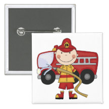 Male Firefighter T-shirts and Gifts Pins