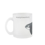 Male Killer Whale Frosted Mug