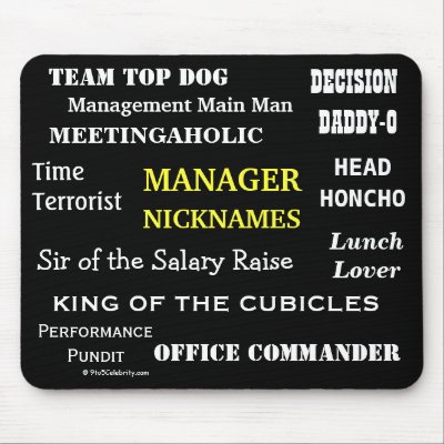 MALE MANAGER Funny Nicknames MALE MANAGER Funny Nicknames