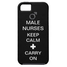 Male Nurses Keep Calm /Coal Black+Male Symbol