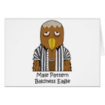 Male pattern baldness eagle card