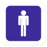 Male Sign stickers