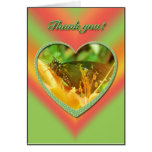 Male Spicebush Butterfly Thank You Card