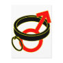 male submissive collar postcard