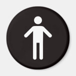 Male symbol fridge magnets