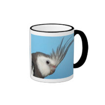 Male Whiteface Cockatiel Coffee Mugs