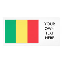 Mali Flag Picture Card