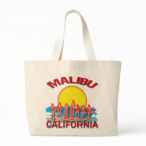 MALIBU BEACH CALIFORNIA TOTE BAG