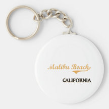 Malibu Beach California Classic Key Chain