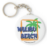 Malibu Beach Palm Tree Key Chains