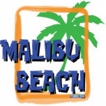 Malibu Beach Palm Tree photo sculptures
