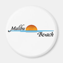 Malibu Sunset Refrigerator Magnets