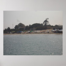 Malibu Surfer Tents Poster