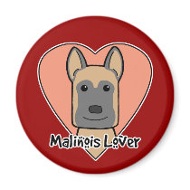Malinois Lover Refrigerator Magnet