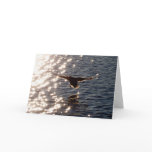 MALLARD DUCK Landing Wildlife Photo Greeting Card
