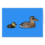 Mallard & duckling card