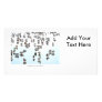 Mallard Ducks on a Frozen Pond Personalized Photo Card