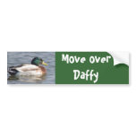 Mallard wuth brown feathers, Move over Daffy bumper stickers