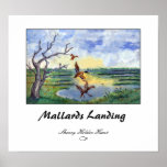 Mallards Landing Print - Customised