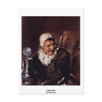 Malle Babbe By Hals Frans Postcard