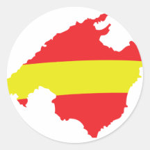 malle flag contour icon round stickers