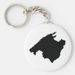 mallorca contour icon keychains