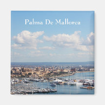 Mallorca seascape refrigerator magnet