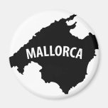 mallorca spain contour icon refrigerator magnets