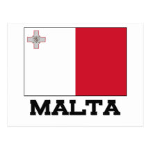 Malta Flag Postcards