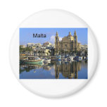 Malta Vallete Harbour (St.K) magnets