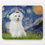 MALTESE 10 - Starry Night mousepads