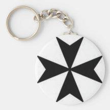 MALTESE CROSS KEY CHAINS