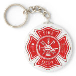 MALTESE CROSS KEYCHAIN