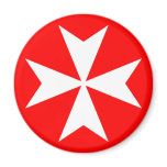 Maltese Cross Refrigerator Magnet