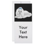 Maltese Dog Rack Card rack cards