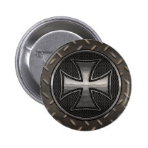 Maltese Gridiron Pinback Buttons