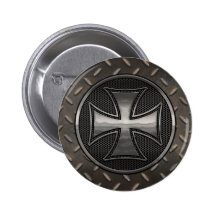 Maltese Gridiron Pinback Buttons
