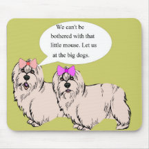 Maltese Terrors Mouse Pads