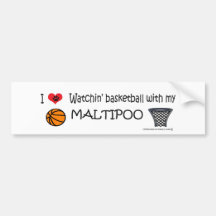 MALTIPOO BUMPER STICKER