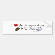 MALTIPOO BUMPER STICKERS