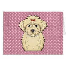 Maltipoo Cartoon Cards