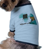 Mama Africa turquoise Doggie Tshirt