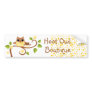Mama and Baby Owls Bumper Sticker
