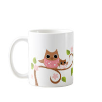 Mama and Baby Owls Mug