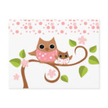 Mama and Baby Owls postcards