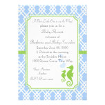 Mama and Baby Seahorse Custom Announcements