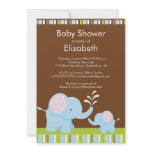 Mama & Baby Elephant Baby Shower Boy or Girl Invite