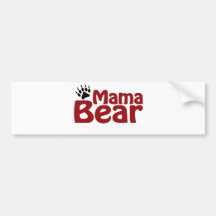 Mama Bear Claw Bumper Sticker